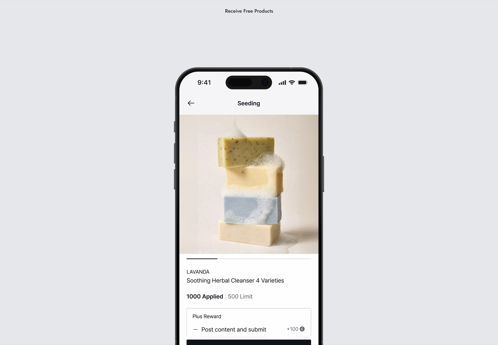 SimpleSeed app interface